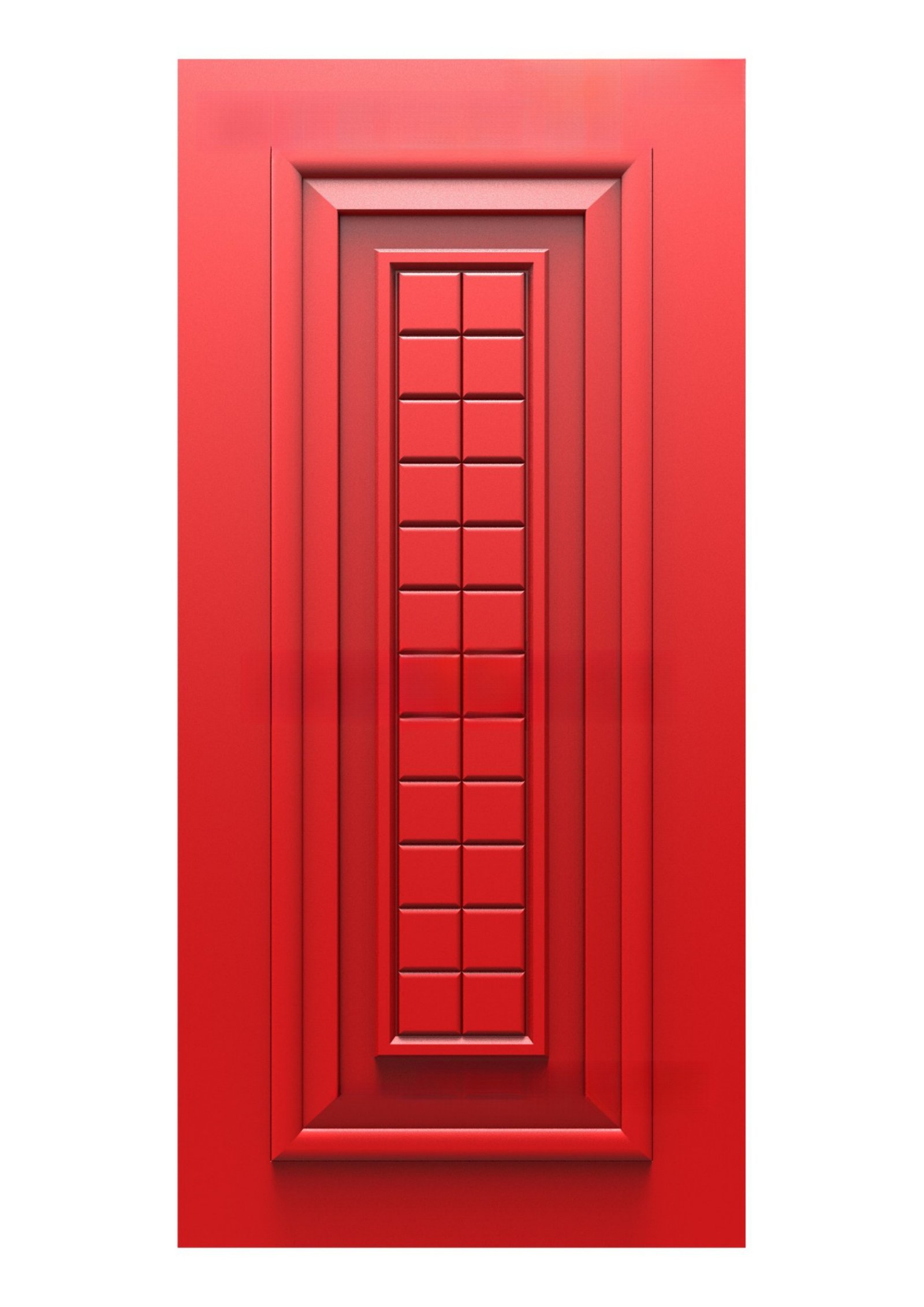 GSK NEW YEAR DOORS - PAGE-32 Modern Geometric Grid Panel Door 3D Model